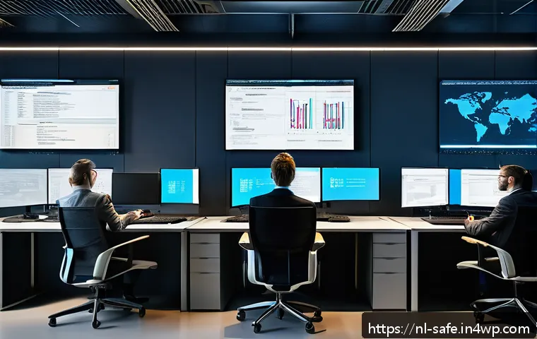 소프트웨어 공급망 보안 사고 사례 분석 - A high-tech software development environment showing a secure CI/CD pipeline with engineers working ...